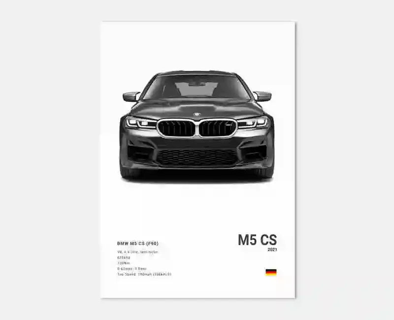 Pop Black And White Poster Wall Art Luxury Supercar F80 M3 M140 GTR HD Oil On Canvas Print Home Living Room Bedroom Decor Gift