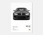 Pop Black And White Poster Wall Art Luxury Supercar F80 M3 M140 GTR HD Oil On Canvas Print Home Living Room Bedroom Decor Gift