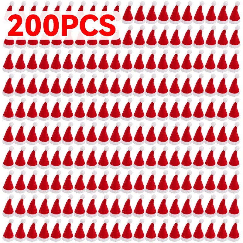 Mini Santa Claus Cover for Fork, Knife and Wine