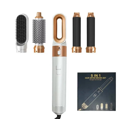 Professional 5-in-1 Hair Dryer Electric Hair Brush For Dyson Airwrap Automatic Hair Curler Straightener Hot Air Comb Home Use