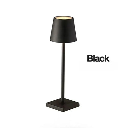 LED Table Lamps 3Levels Dimmable Wireless Led Desk Lamp Touch Bedside Creative Ambient Light USB Rechargeable Bar Outdoor Decor