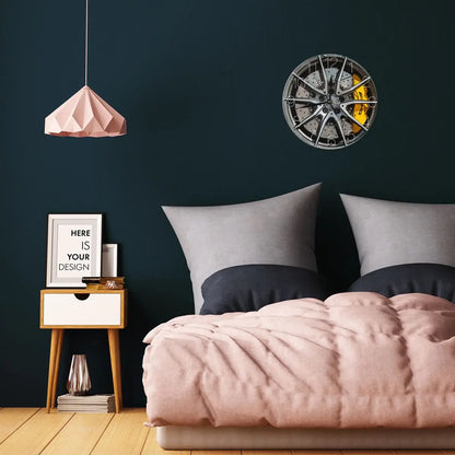 The GTR Modern Simple and Wall Hung Clock for Study Bedroom Living Room Bathroom