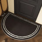 VIKAMA Entrance Door Mat Non-slip Wear-resistant Dirt-resistant Carpet Semi-circular Line Texture Rug Outdoor Home Decor Mat