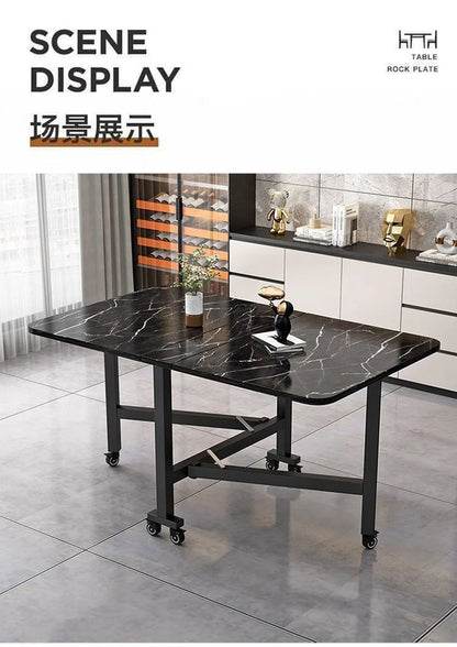 Folding dining table