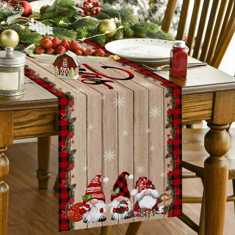 Christmas Gnome Table Runner