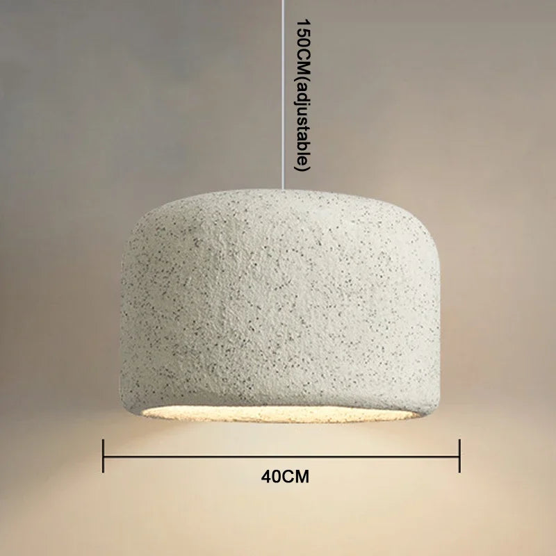 New Wabi Sabi Pendant Light Living Room Suspension Lamp Restaurant Lustre Chandelier Houes Decor Lighting Including Light Bulbs