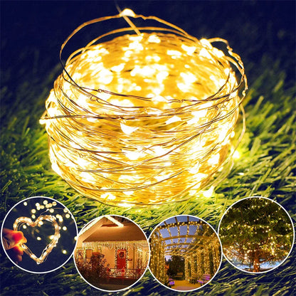 USB Led Fairy Lights Copper Wire String 20M 200LED