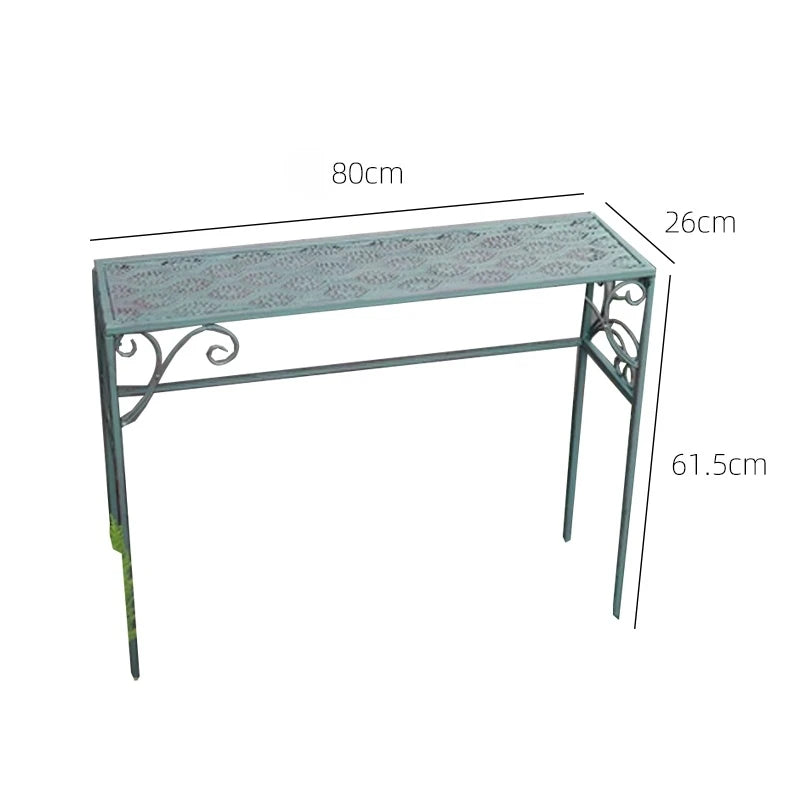 Metal ladder rack 3-piece set, outdoor flower pot display