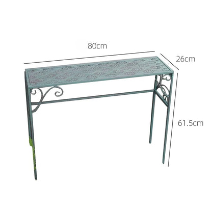 Metal ladder rack 3-piece set, outdoor flower pot display