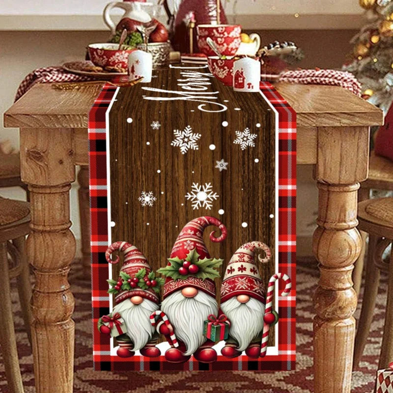 Christmas Gnome Table Runner