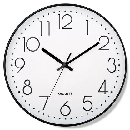 8 Inch Quartz Wall Clock Simple Mute Clock Hole-free Cubic Digital Wall Clock Home Decoration Living Room Bedroom Decoration