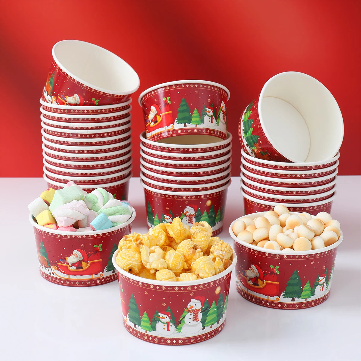 Christmas Santa Claus Paper Bowl
