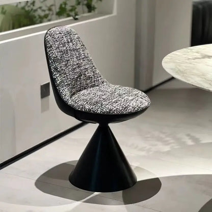 Italian style minimalist home reclining dining chair