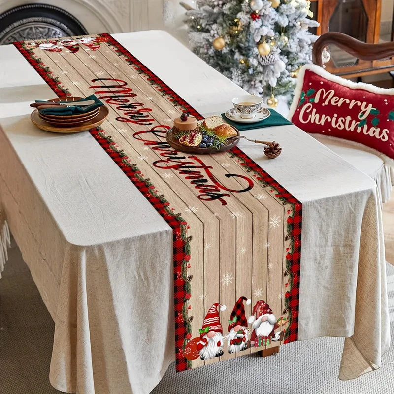 Christmas Gnome Table Runner
