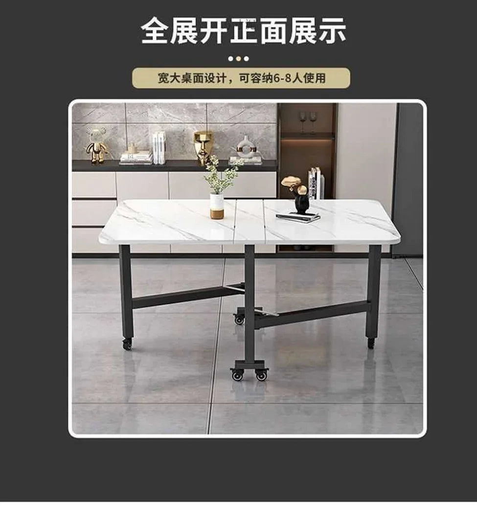Folding dining table