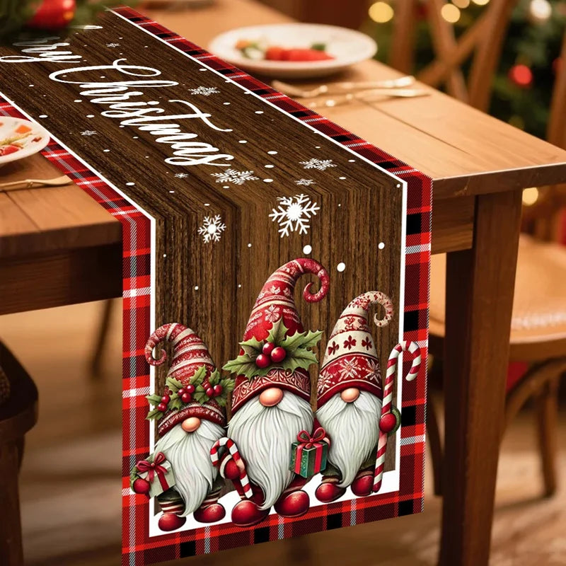 Christmas Gnome Table Runner