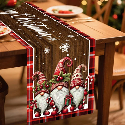 Christmas Gnome Table Runner