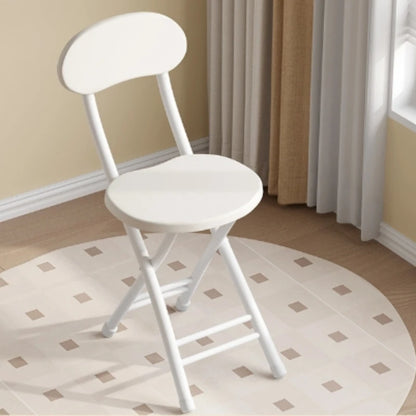 Classic Style Folding Chair with Oval Seat Portable