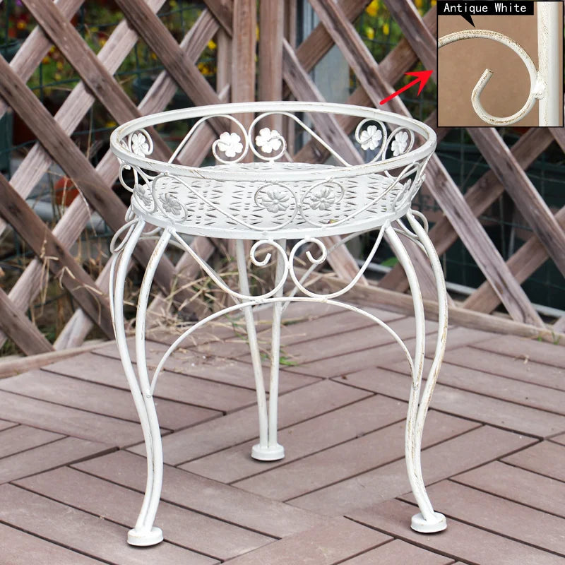 Heavy-Duty Metal Flower Pot Rack