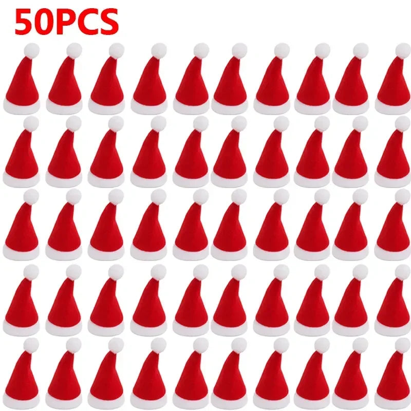 Mini Santa Claus Cover for Fork, Knife and Wine