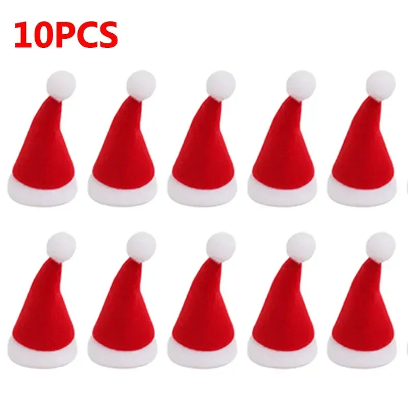 Mini Santa Claus Cover for Fork, Knife and Wine