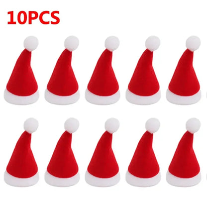 Mini Santa Claus Cover for Fork, Knife and Wine