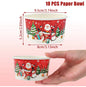 Christmas Santa Claus Paper Bowl