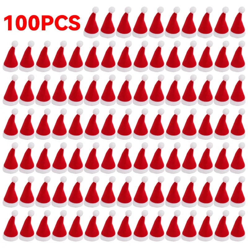 Mini Santa Claus Cover for Fork, Knife and Wine