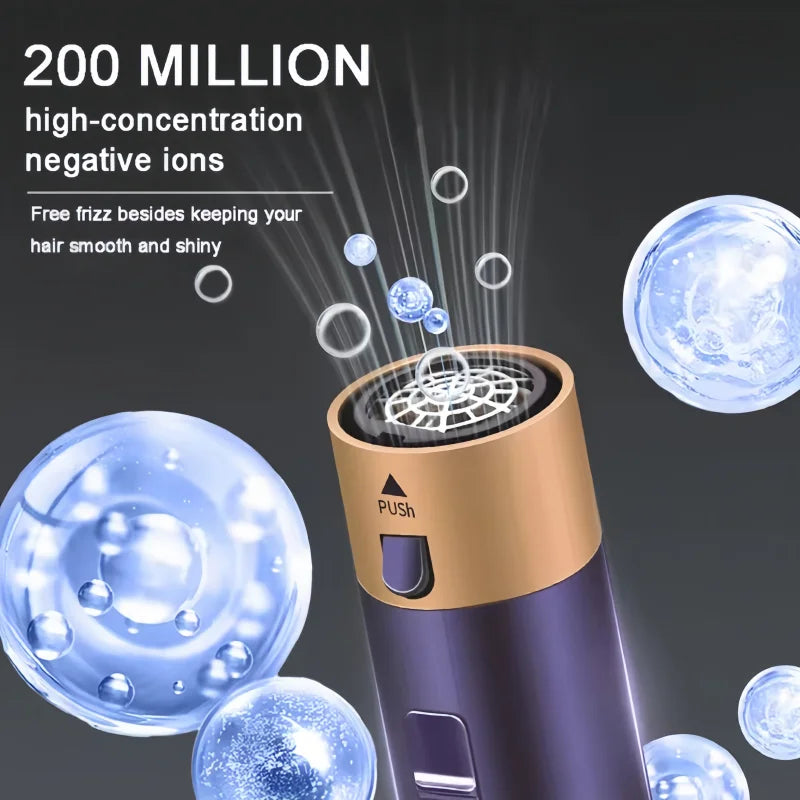 Professional 5-in-1 Hair Dryer Electric Hair Brush For Dyson Airwrap Automatic Hair Curler Straightener Hot Air Comb Home Use