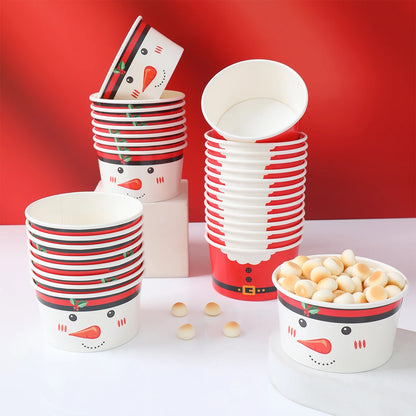 Christmas Santa Claus Paper Bowl