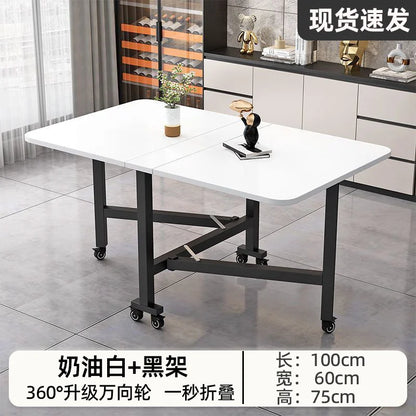 Folding dining table