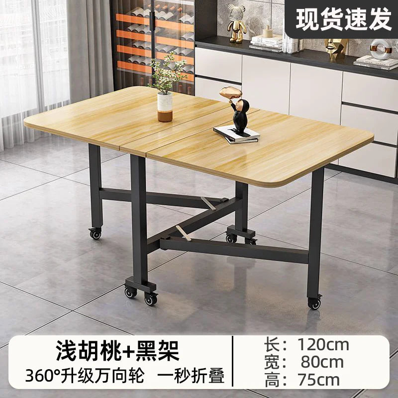 Folding dining table